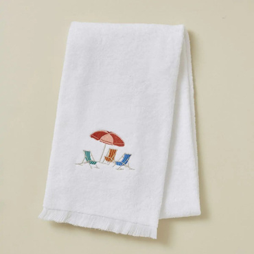 Ręcznik Sylvie Thiriez Soleil Blanc