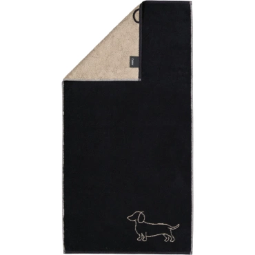 Ręcznik Cawo We love Dogs Companion Schwarz/Beige Komplet