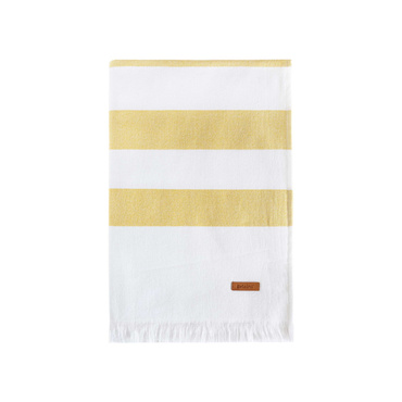 Ręcznik plażowy Bricini Costa Nova Mustard