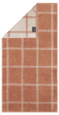 Ręcznik Cawo Luxury Home Two-Tone Graphic Kupfer