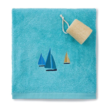 Ręcznik Sylvie Thiriez Escale Turquise 