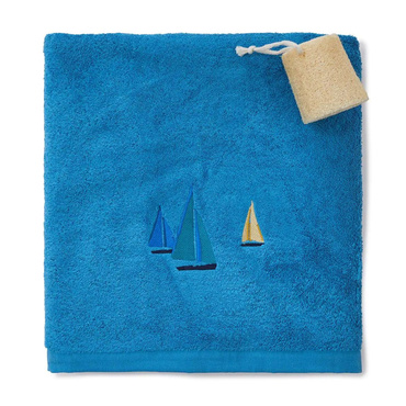 Ręcznik Sylvie Thiriez Escale Bleu