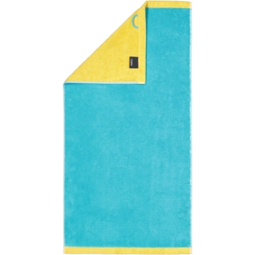 Ręcznik Cawo Lifestyle Splash Turkus/Apricot Komplet