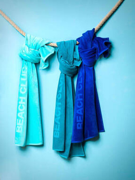 Ręcznik plażowy Vossen Beach Club Turquoise