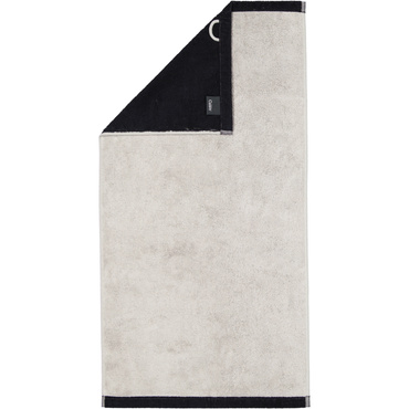 Ręcznik Cawo Lifestyle Splash Platin/Schwarz Komplet