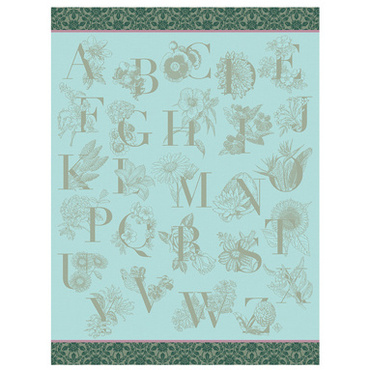 Ściereczka kuchenna Le Jacquard Français De A à Z Green