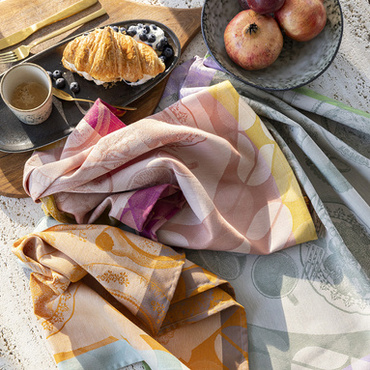 Ściereczka kuchenna Le Jacquard Français Brunch Gourmand Orange