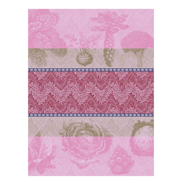 Ściereczka kuchenna Le Jacquard Français Jardin des choux Pink