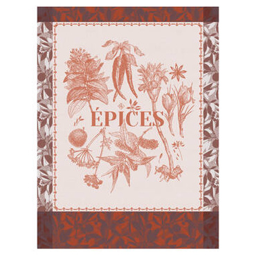 Ściereczka kuchenna Le Jacquard Français Épices & Aromates Red