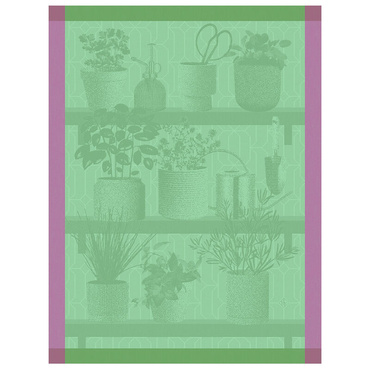 Ściereczka kuchenna Le Jacquard Français Herbes fraîches Green