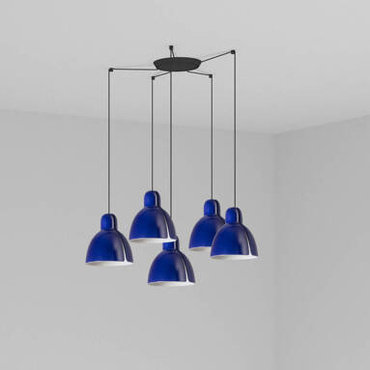 Lampa wisząca Faro Barcelona Venice 200 5L Cobalt Blue