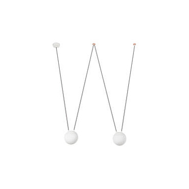 Lampa wisząca Faro Barcelona Mine Space 2L White