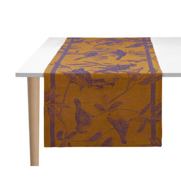 Bieżnik żakardowy Le Jacquard Français Volière Blue