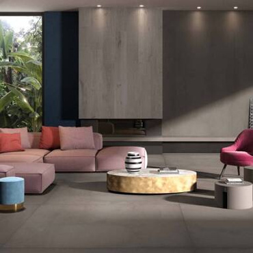 ABK Crossroad Chalk Smoke - płytka ceramiczna/gres 32x120x4,5x2 cm rett. 9 mm naturale ang. top DX