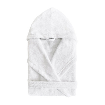 Szlafrok z kapturem Sorema New Plus White