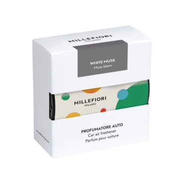 Odświeżacz do samochodu Millefiori Milano Car Icon White Musk