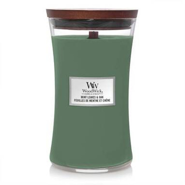 Świeca zapachowa WoodWick Mint Leaves & Oak