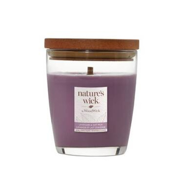Świeca zapachowa WoodWick Nature's Lavender & Oat Milk