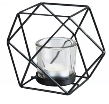 Świecznik Kleine Wolke Polygon Black