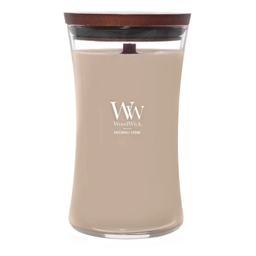 Duża Świeca zapachowa WoodWick Patchouli Creme