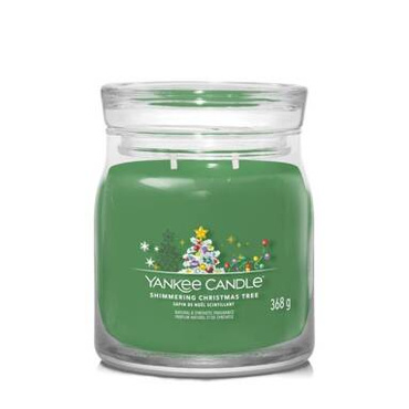 Świeca zapachowa Yankee Candle Shimmering Christmas Tree średnia