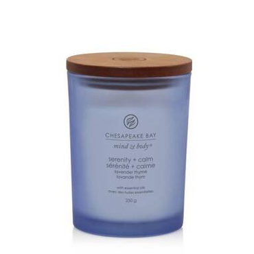 Świeca zapachowa Chesapeake Bay Candles Serenity + Calm Lavender Thyme średnia