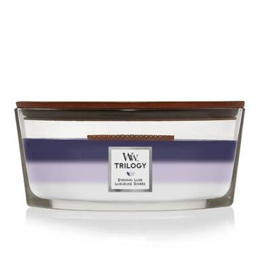 Świeca zapachowa WoodWick Trilogy Hearthwick Evening Luxe