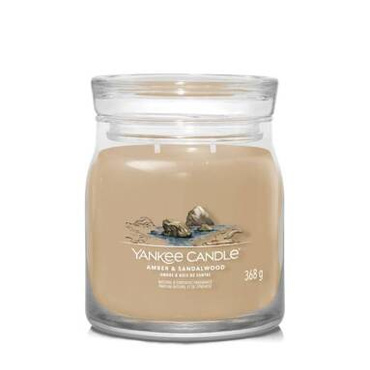Świeca zapachowa Yankee Candle Amber & Sandalwood średnia