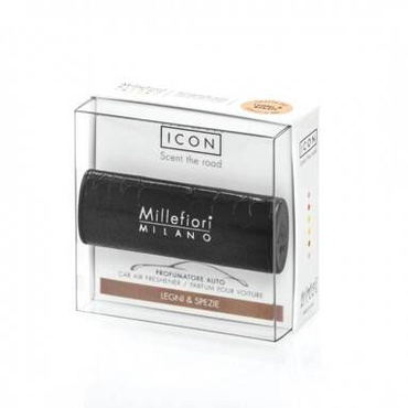 Odświeżacz do samochodu Millefiori Milano Car Icon Legni & Spezie