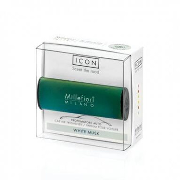 Odświeżacz do samochodu Millefiori Milano Car Icon Classic White Musk