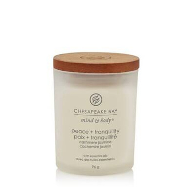 Świeca zapachowa Chesapeake Bay Candles Peace + Tranquility Cashmere Jasmine mała
