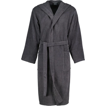 Szlafrok męski Cawo Pure Hooded Basalt