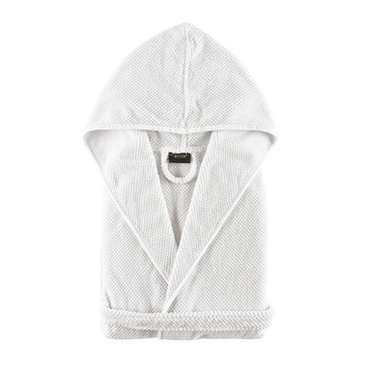 Szlafrok dziecięcy Graccioza Bee Waffle White