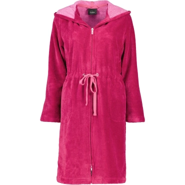 Szlafrok damski Cawo Welurowy z Kapturem Beere