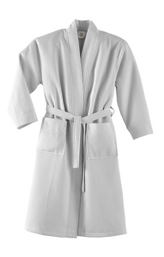 Szlafrok Blanc Des Vosges Manoir Jasnoszary