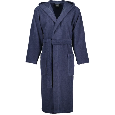 Szlafrok męski Cawo Home Hooded Niebieski