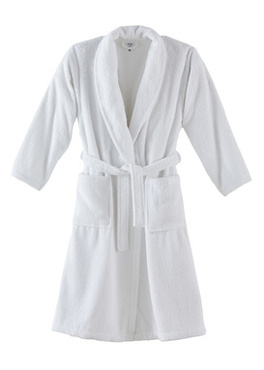 Szlafrok Blanc Des Vosges Uni Biały