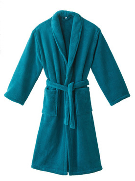 Szlafrok Blanc Des Vosges Athena Niebieski