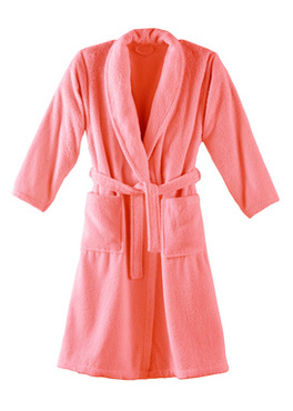 Szlafrok Blanc Des Vosges Uni Koralowy