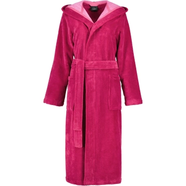 Szlafrok damski Cawo Basic Hooded Berry
