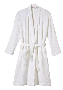 Szlafrok Blanc Des Vosges Cosy Biały