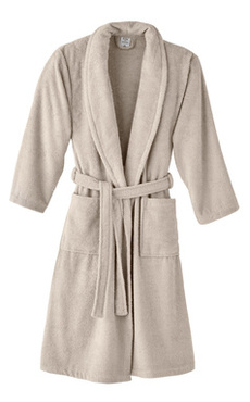 Szlafrok Blanc Des Vosges Uni Piaskowy