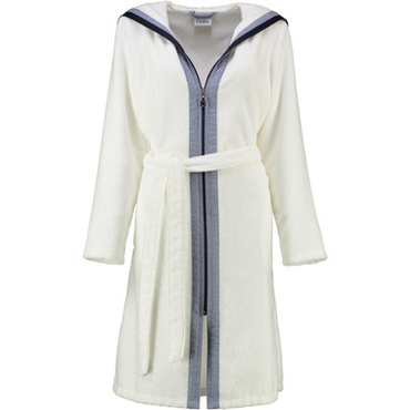 Szlafrok damski Cawo Breton Zip Hooded Navy