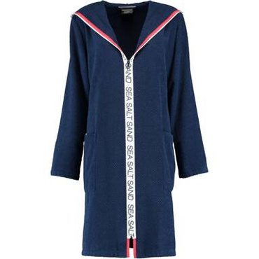 Szlafrok damski Cawo Sea Salt Sand Hooded Navy
