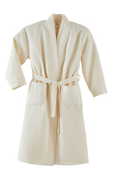 Szlafrok Blanc Des Vosges Manoir Kremowy