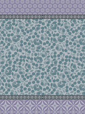 Ściereczka kuchenna Le Jacquard Français Cerises Blue