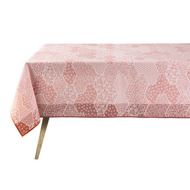 Obrus bawełniany Le Jacquard Français Wagara Pink