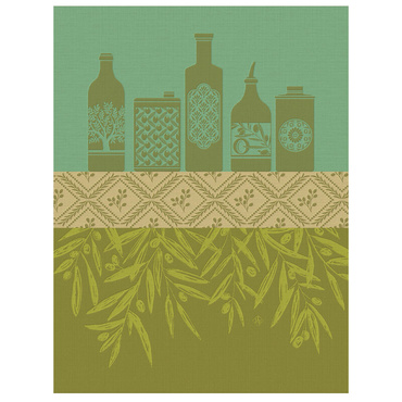 Ściereczka kuchenna Le Jacquard Français Huiles provençales Green