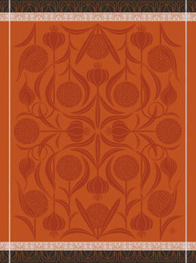 Ściereczka kuchenna Le Jacquard Français L'Ail Orange 