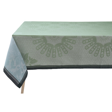 Obrus żakardowy Le Jacquard Français Jardin d'Orient Light Green